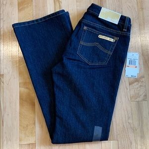 NWT Michael Kors Sausilito Low Rise Boot Cut Jeans